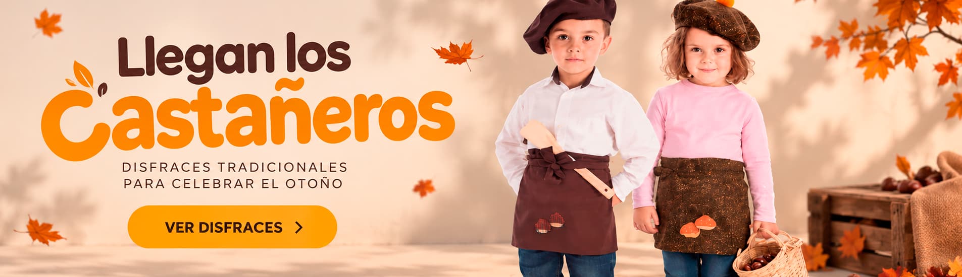 disfraces de castañeros para niños
